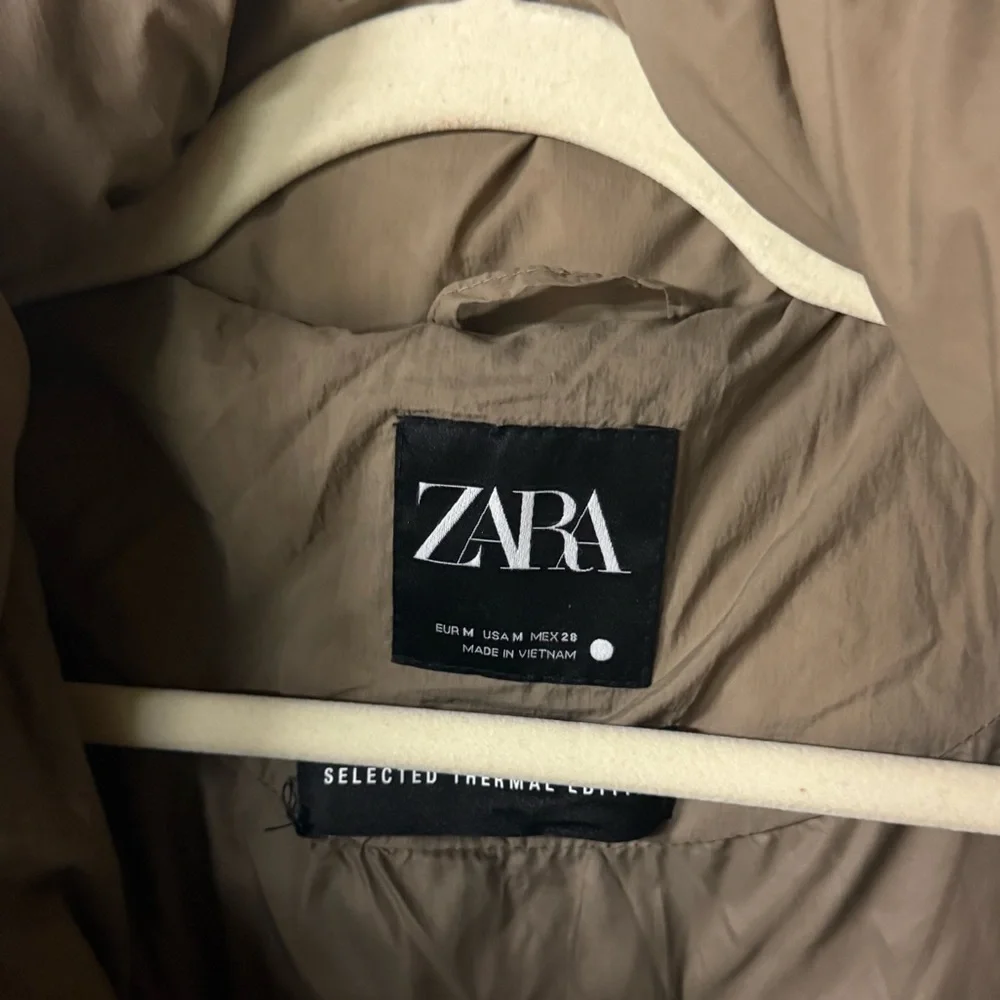 EUC Zara Down Filled Selected Thermal Edition Winter Puffer Zip Coat - Picture 7 of 11